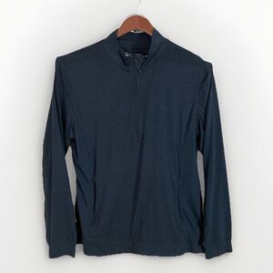 7 Diamonds Core Men’s L Blue 1/4 Zip Long Sleeve Shirt Casual Athleisure Top